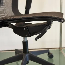 ICF Bürostühle|Bürostuhl Una Plus Bezug Stoff Mesh 01 Nero Schwarz Gestell Nylon Schwarz Struktur 115 Schwarz Mit 5 Stern Fuß Auf Rollen