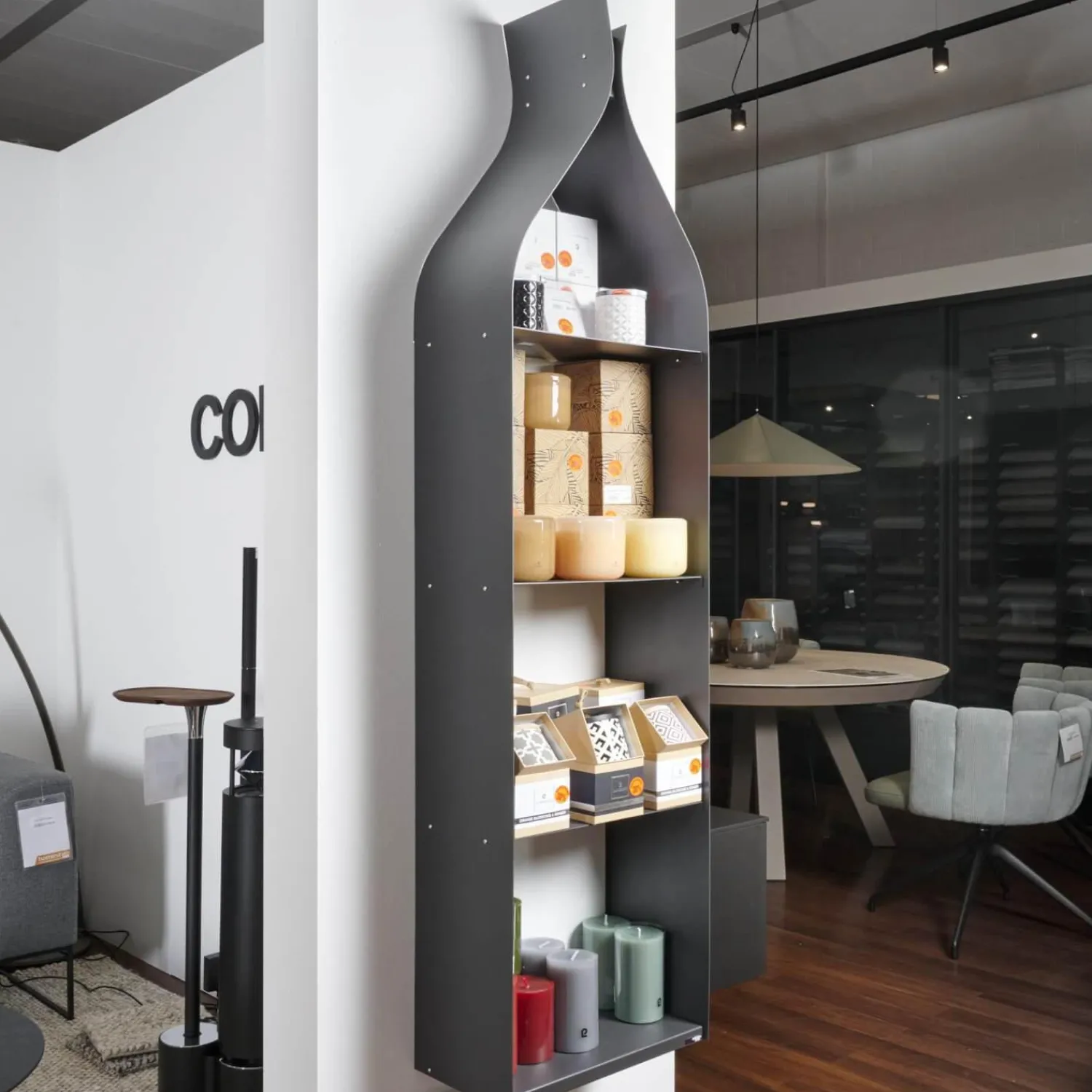 Cattelan Italia Regale|Buchregal Swing Metall GFM69 Graphit Gaufriet