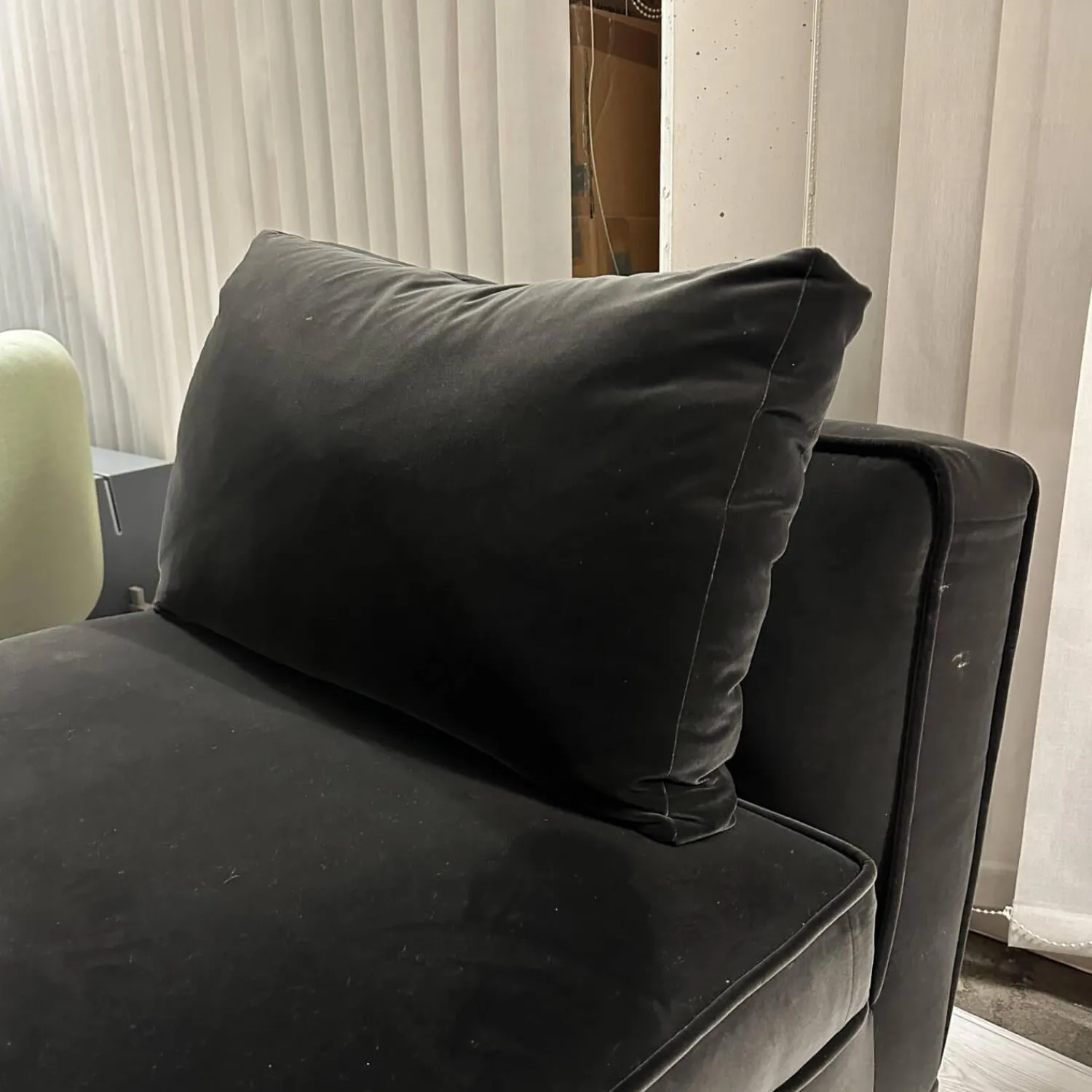 Maxalto Daybeds & Recamieren|Chaise Longue Solatium Bezug Stoff Super Anthrazit Füße Nickel Bronzefarben Lackiert