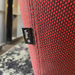 Vitra 2-Sitzer-Sofas|Chaise Lounge Suita Klein Stoff Laser Farbe 35 Rot Moorbraun Untergestell Poliert