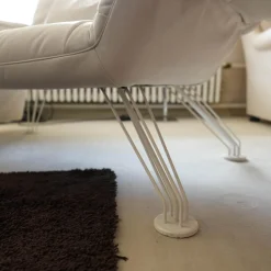 De Sede Daybeds & Recamieren|Chaiselounge Winfried Totzek Leder Select Weiß Füße Metall Weiß