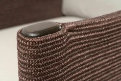 Kettal Loungemöbel|Clubsessel Giro Geflecht Chesnut Soga 475 Bezug Porous Frey 08L Gestell Cinnamon Teak