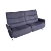 himolla 2-Sitzer-Sofas|Comfort Sofa 4051 Cumuly Stoff Uni Ozean Blau Gestell Metallkufen Anthrazit Inklusive Elektrische Verstellung