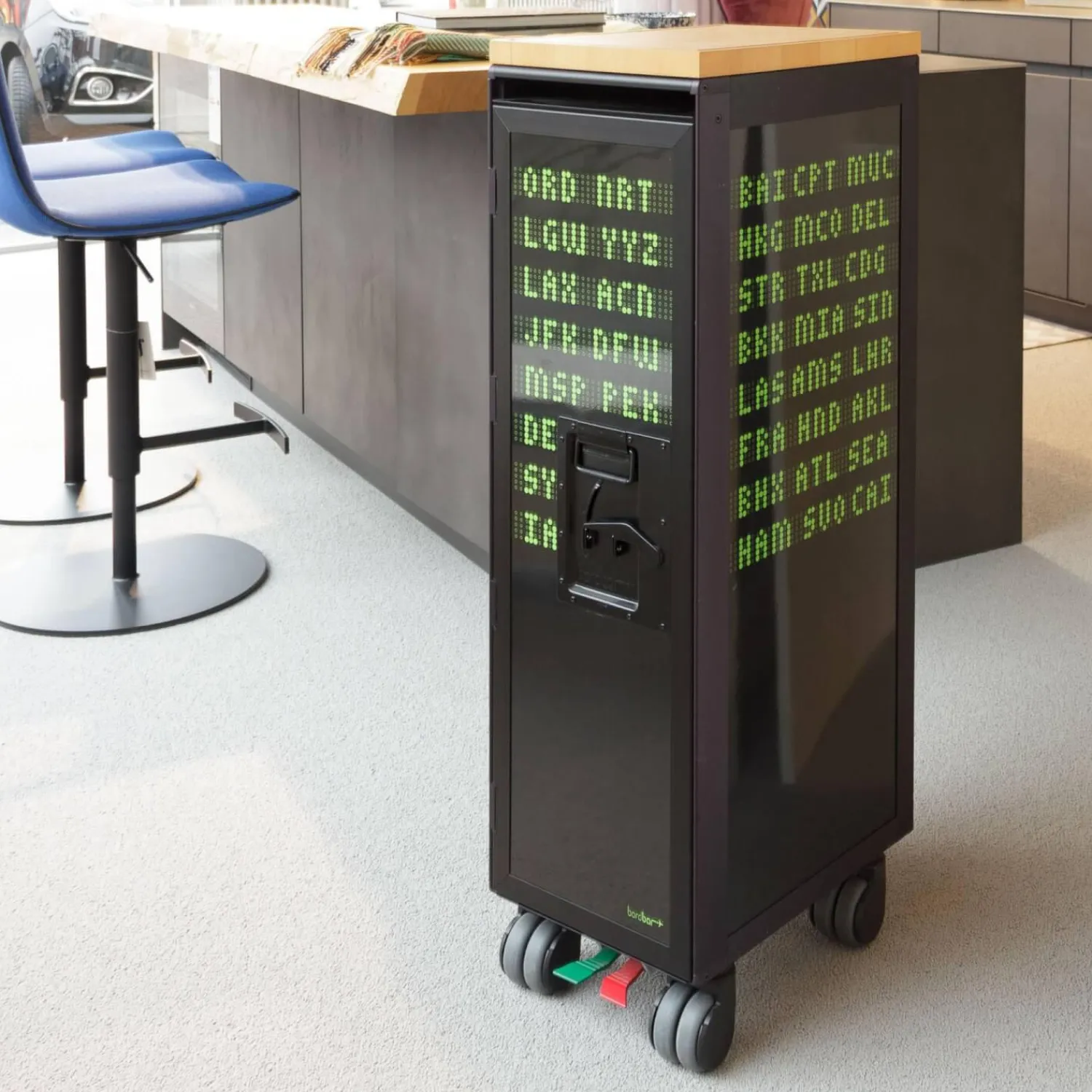 Bordbar Regale & Container|Container Black New Codes Digital Mit Hackbrett