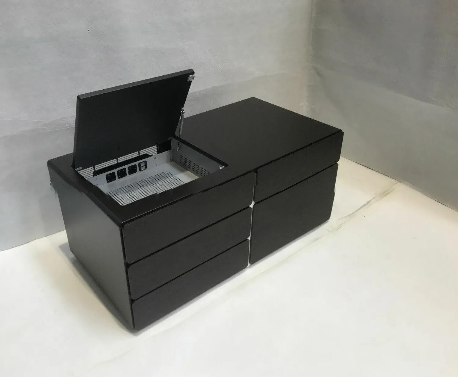 Renz Regale & Container|Container Star Lack Braun Metallic