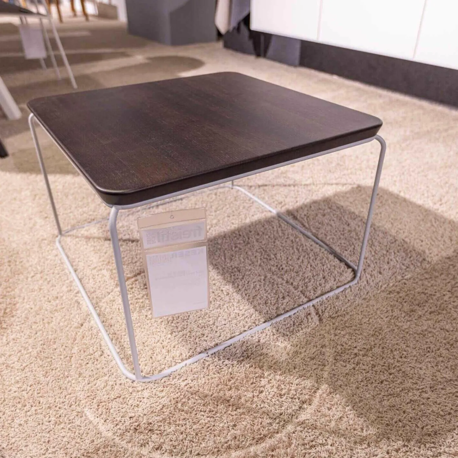 freistil Rolf Benz Couchtische|Couchtisch 151 Eckig H65 Eiche Dunkel Gestell Telegrau