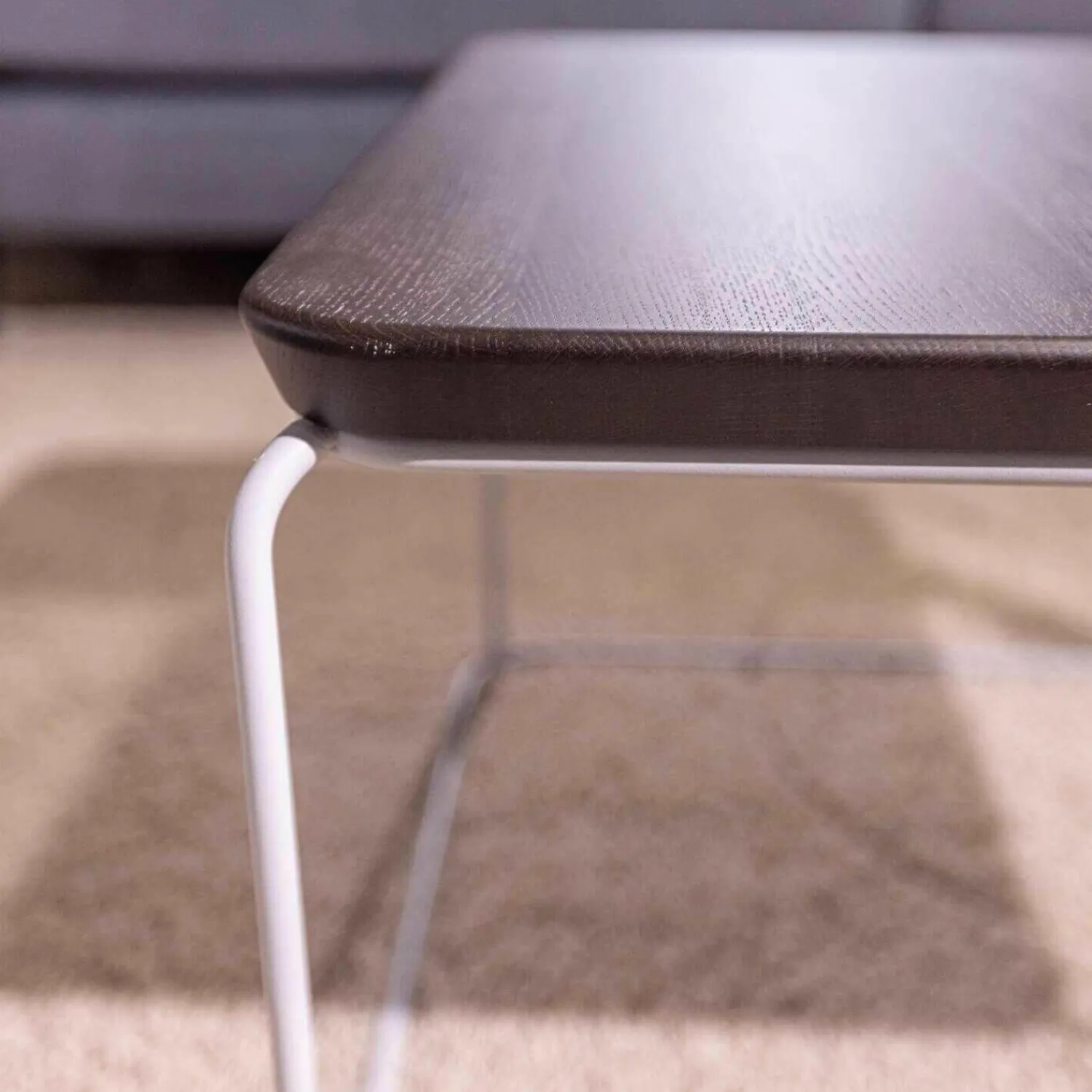 freistil Rolf Benz Couchtische|Couchtisch 151 Eckig H65 Eiche Dunkel Gestell Telegrau