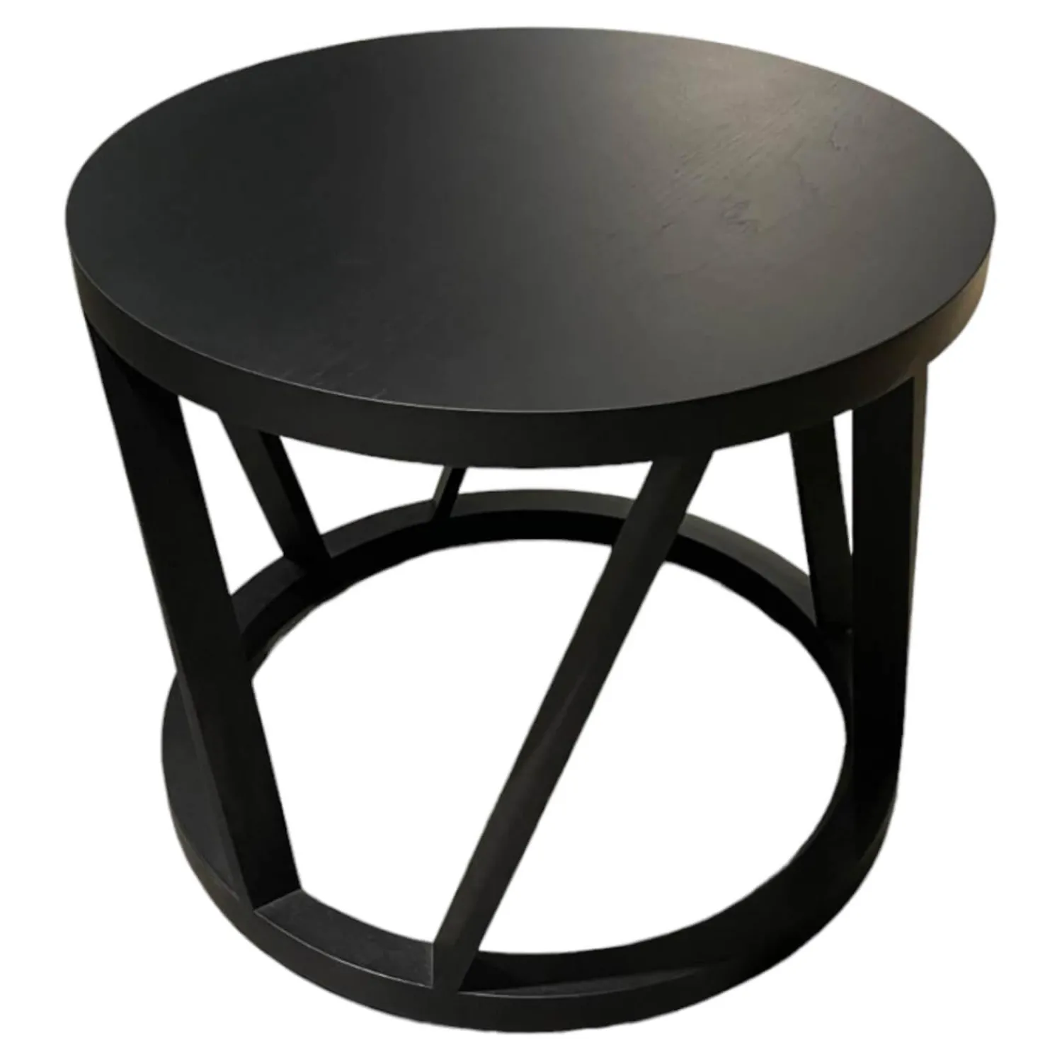 Rolf Benz Couchtische|Couchtisch 920 Eiche Massiv H70 Schwarz Gebeizt