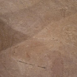 Rolf Benz Couchtische|Couchtisch 985 MDF Beschichtet Mit Echtsteinfurnier Mit Sandstein Gestell Bronzefarbig