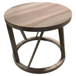 Rolf Benz Couchtische|Couchtisch 920 Nussbaum Massiv Altgrau Gebeizt