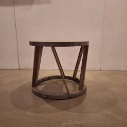 Rolf Benz Couchtische|Couchtisch 920 Nussbaum Massiv Altgrau Gebeizt