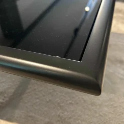 Rolf Benz Couchtische|Couchtisch 901-313 Platte Glas Und Gestell Buche Verkehrsschwarz Lackiert