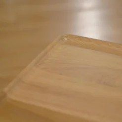 Rolf Benz Couchtische|Couchtisch 934-511 Tischplatte Massiv Eiche Farblos Lackiert Gestell Stahl Lackiert Verkehrsschwarz