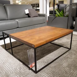 Rolf Benz Couchtische|Couchtisch 985-213 Tischplatten Nussbaum Amerikanisch Und Echtsteinfurnier Schiefer Gestell Stahl Schwarz Brilliant