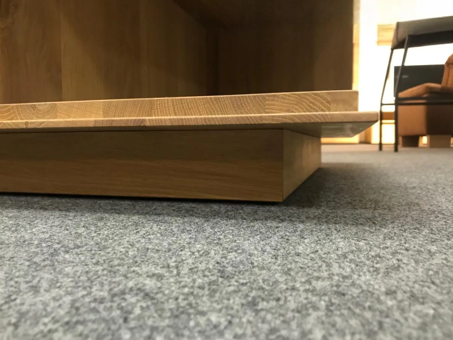 Decker Couchtische|Couchtisch Alivio Ausführung Asteiche Massiv Bianco Geölt Auf Rollen