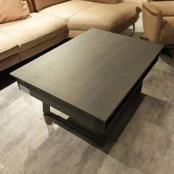 Hartmann Couchtische|Couchtisch Alva Kernbirke Massiv Harmaa 3110W 0135 Rindenbeleuchtung