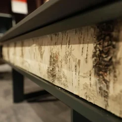 Hartmann Couchtische|Couchtisch Alva Kernbirke Massiv Harmaa 3110W 0135 Rindenbeleuchtung