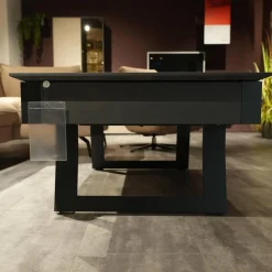 Hartmann Couchtische|Couchtisch Alva Kernbirke Massiv Harmaa 3110W 0135 Rindenbeleuchtung