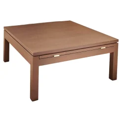 Form Exclusiv Couchtische|Couchtisch Bordeaux Eiche Dunkel Wengefarbig Inklusive 2 Schubladen Und 2 Tablarauzügen