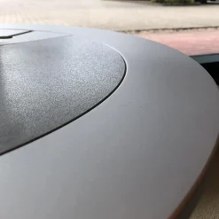 Leolux Couchtische|Couchtisch Calumet White Alu mit integrierter Lampe