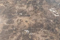 Wendelbo Couchtische|Couchtisch Collect Large Platte Marmor Emperador Braun Gestell Eiche Massiv FSC