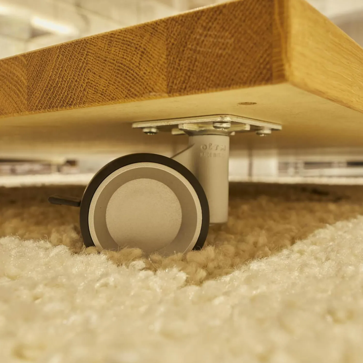 Hülsta Couchtische|Couchtisch CT 160 Natur Eiche Klarglas Optiwhite