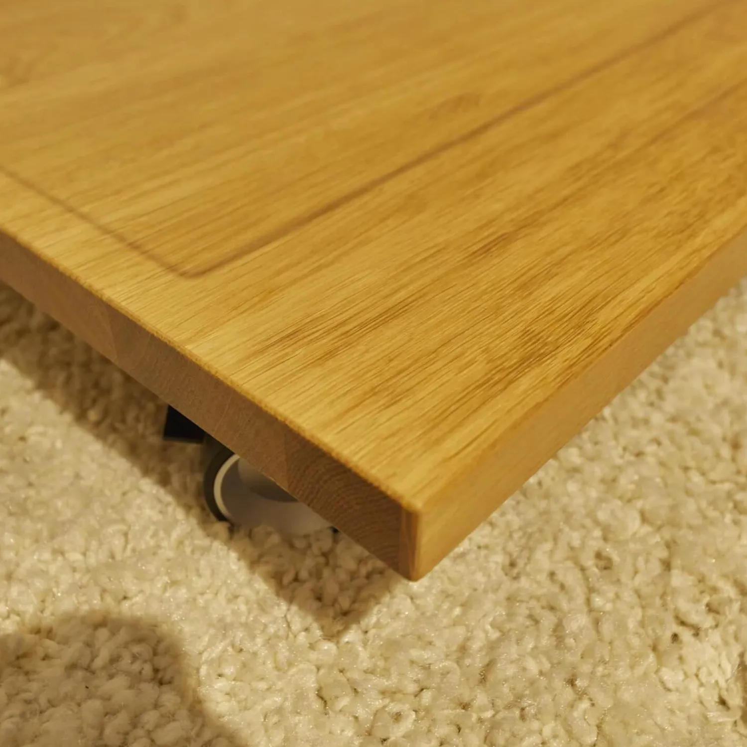 Hülsta Couchtische|Couchtisch CT 160 Natur Eiche Klarglas Optiwhite