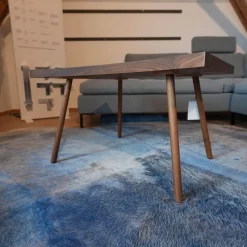 Brühl Couchtische|Couchtisch Deep Space Nussbaum Massiv Naturöl