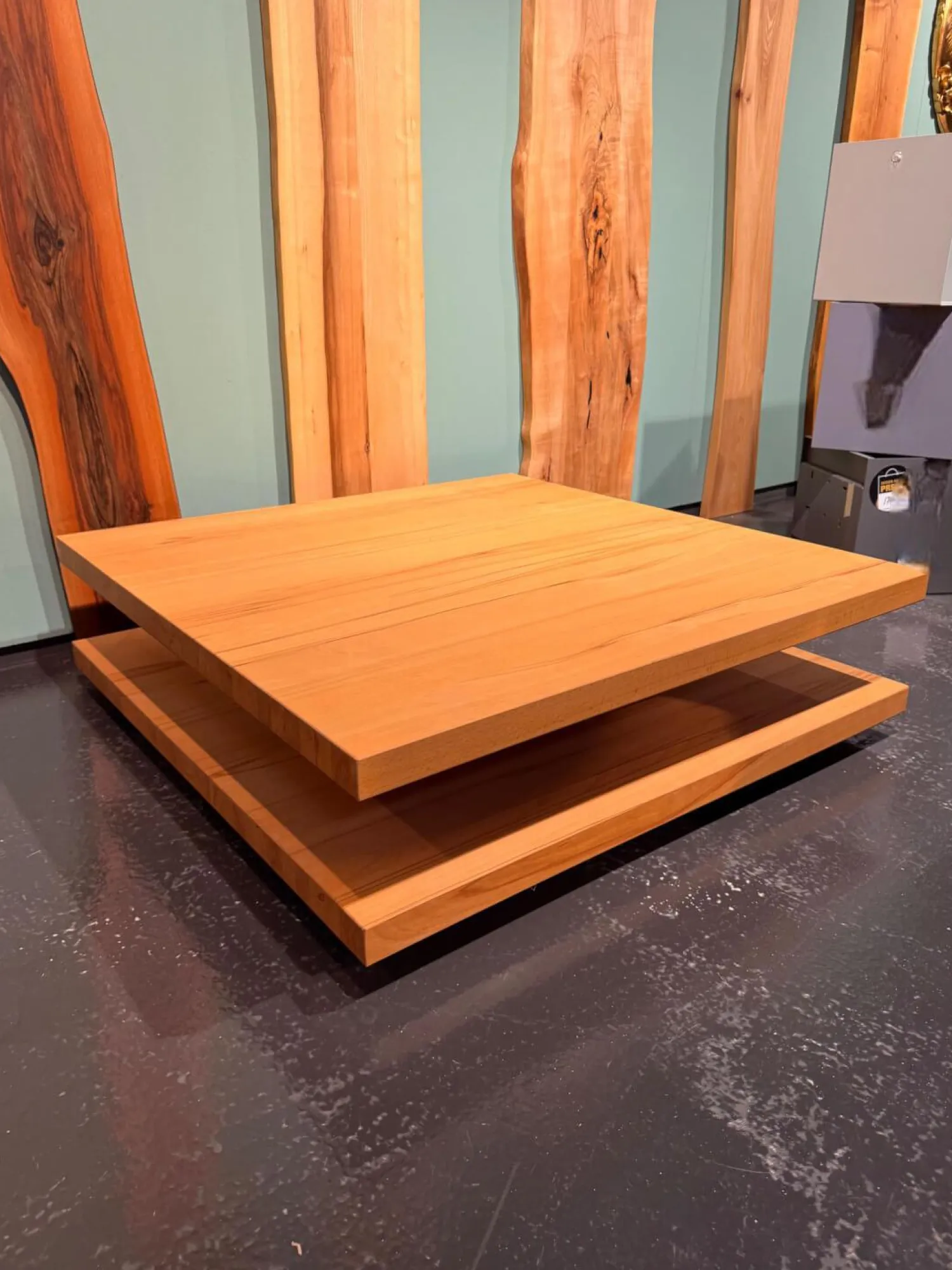 Team 7 Couchtische|Couchtisch Kernbuche Geölt Mit Rollen