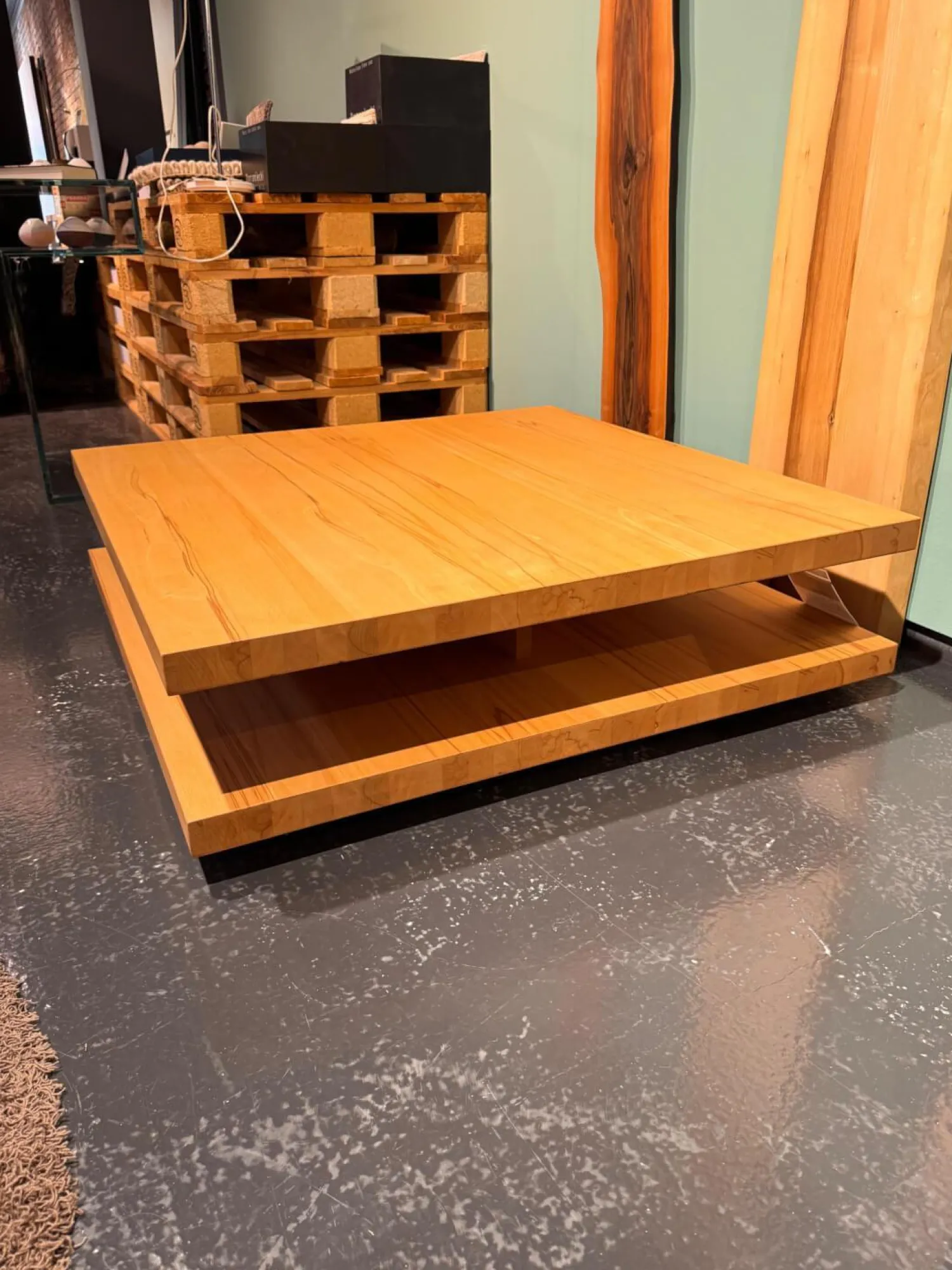 Team 7 Couchtische|Couchtisch Kernbuche Geölt Mit Rollen