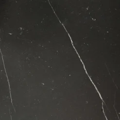 B&B Italia Couchtische|Couchtisch Maru Platte Marmor Schwarz Marquinia Matt Gestell Metall Schwarz Satiniert