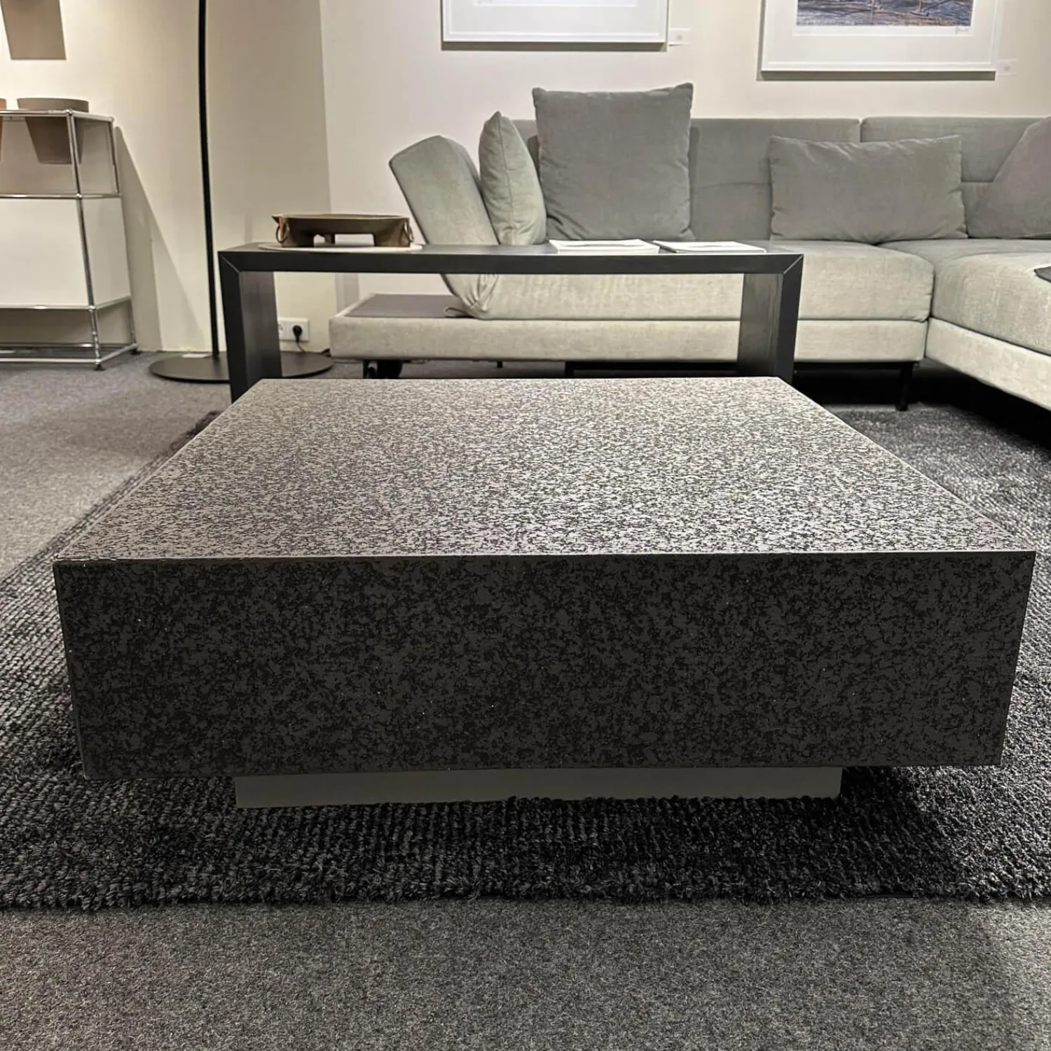 Of-Stone Couchtische|Couchtisch MDF Betonoptik Grau