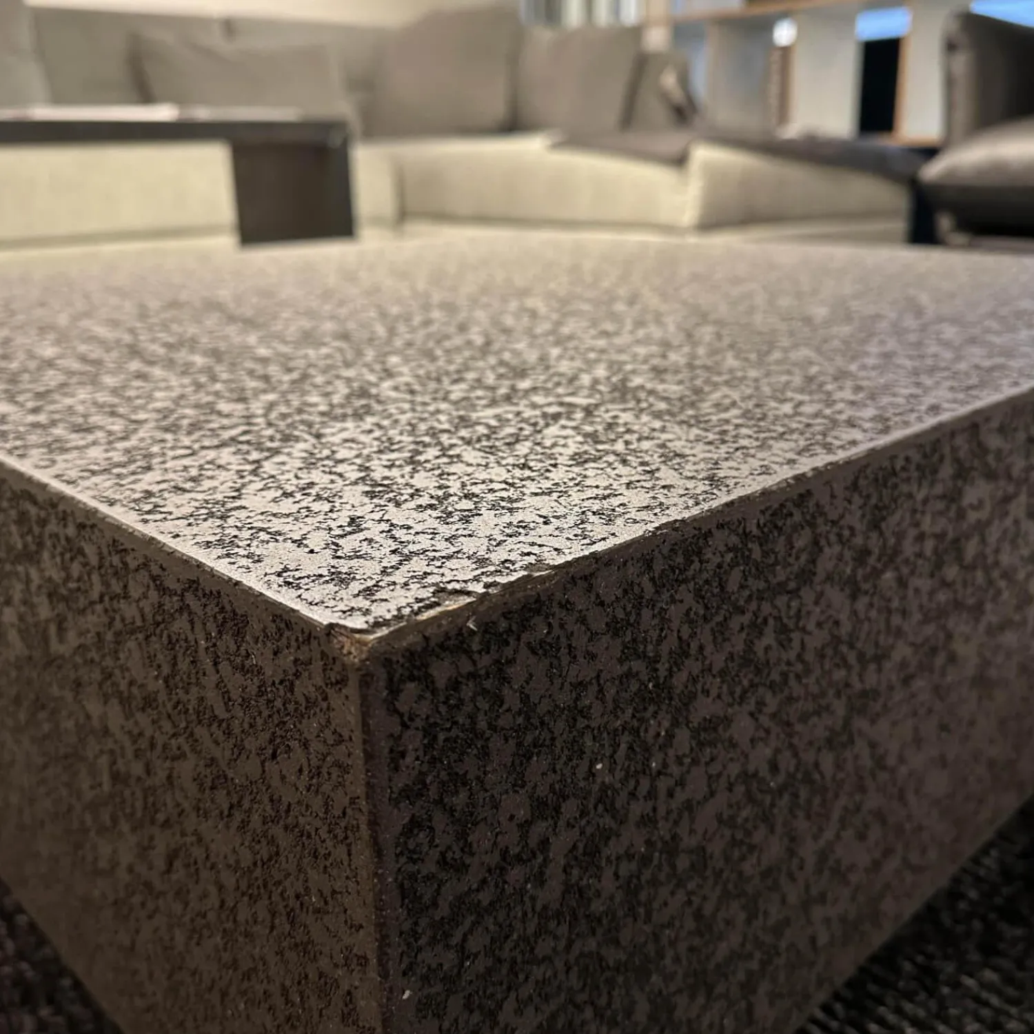 Of-Stone Couchtische|Couchtisch MDF Betonoptik Grau
