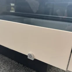 Loddenkemper Couchtische|Couchtisch Minos Parsolplatte Kristallgrau Auszüge Links Und Rechts Weiß