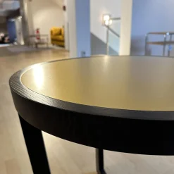 Bielefelder Werkstätten Couchtische|Couchtisch Mood BW-T-107-100 Platte Holz Goldton Gestell Holz Esche