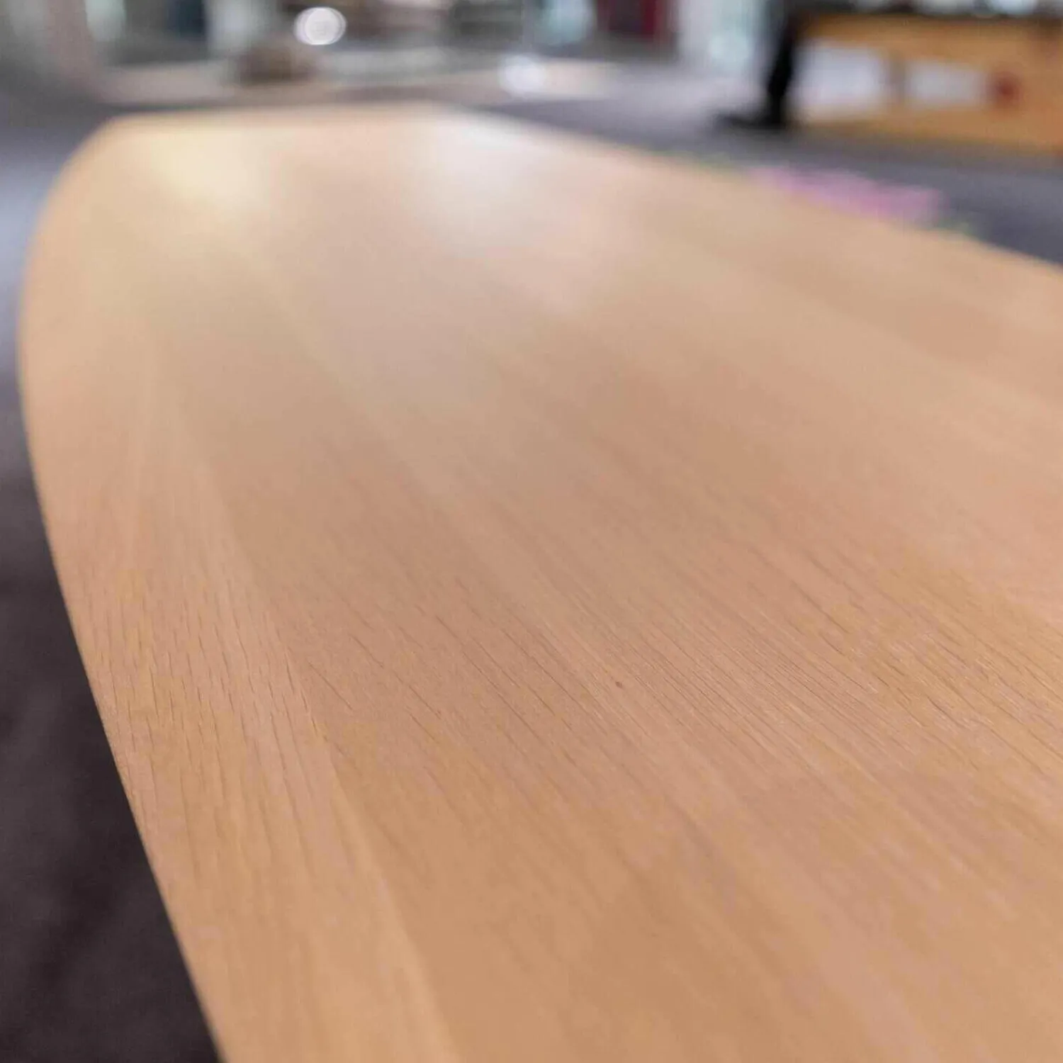 Naver Collection Couchtische|Couchtisch NA/AK Eiche Weiss Öl 2580-2504A Beine schwarz mit Stahlmantel