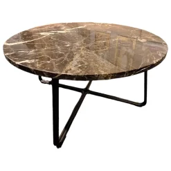 Bert Plantagie Couchtische|Couchtisch Palazzo Marmor Mink Gestell Fein-Struktur BR100 Kohl