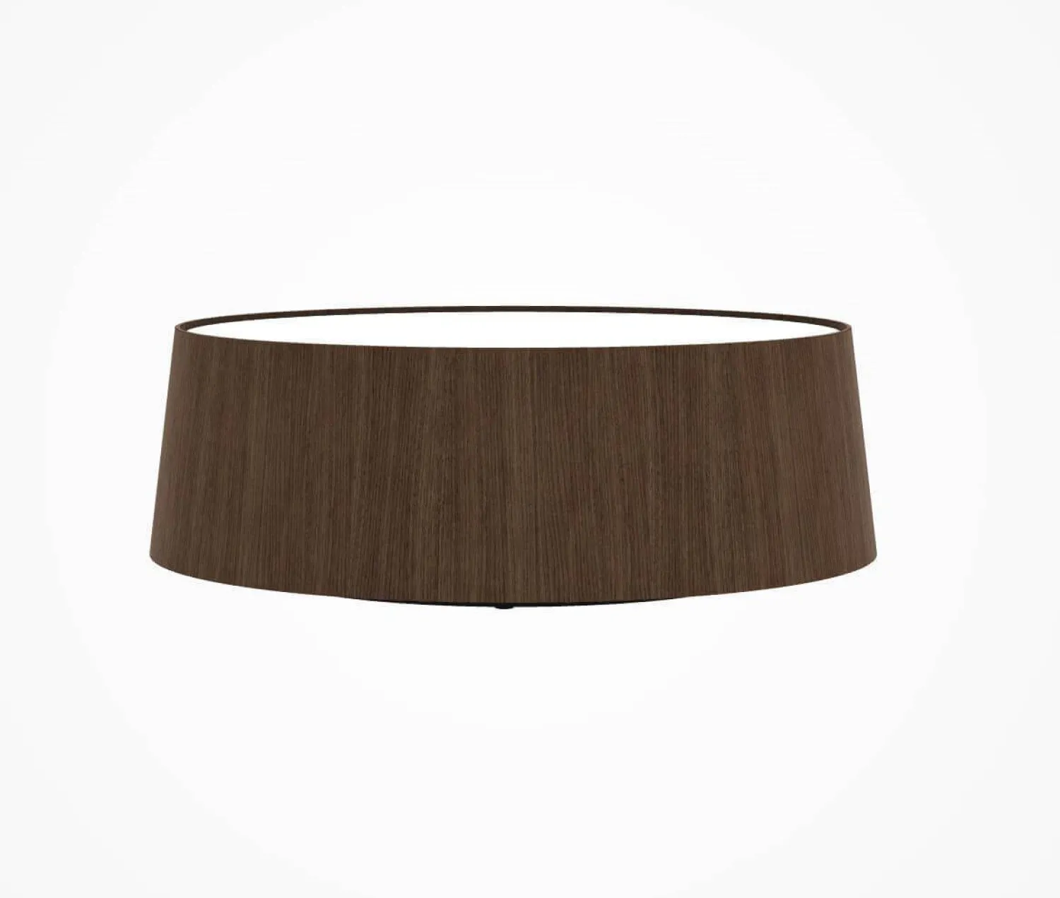 B&B Italia Couchtische|Couchtisch Planck Tischplatte Glas Geätzt Halbtransparent Korpus Rosewood Mutilaminar Holz