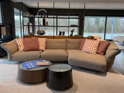 B&B Italia Couchtische|Couchtisch Planck Tischplatte Glas Geätzt Halbtransparent Korpus MDF Kaffee Schwarz Glänzend Lackiert