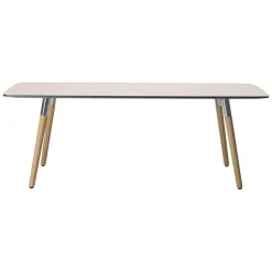 Stressless Couchtische|Couchtisch Style Platte Creme Gestell 01 Natur Holz Furniert Und Lackiert