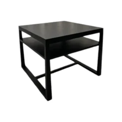 Bielefelder Werkstätten Couchtische|Couchtisch Tribeca Esche Schwarz Gebeizt mit Ablagefach