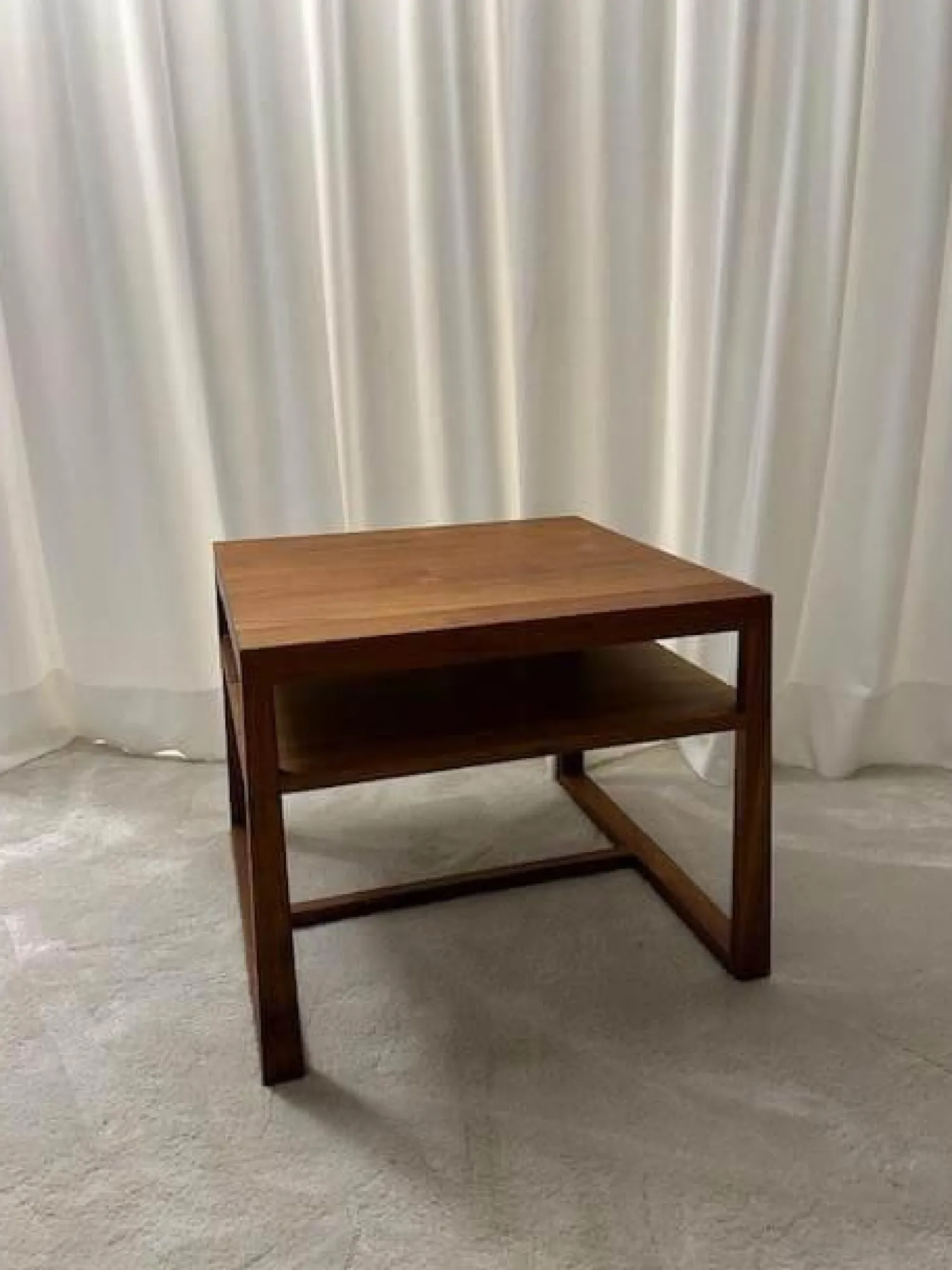 Bielefelder Werkstätten Couchtische|Couchtisch Tribeca Nussbaum Geölt Mit Ablagefach