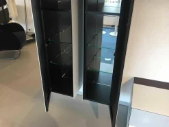 Spectral Smart Furniture Kommoden & Sideboards|Dolby Surround Lowboard Ameno Glas Matt Weiß mit 2 Hängeelementen