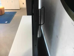 Spectral Smart Furniture Kommoden & Sideboards|Dolby Surround Lowboard Ameno Glas Matt Weiß mit 2 Hängeelementen