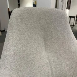 Leolux Relaxsessel|Drehsessel Cantate 682 101 Innen Stoff Divina Melange 2 220 Grau Außen Leder Ceras Brindle 2110 Beige