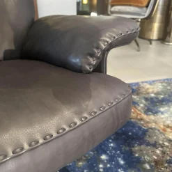 De Sede Relaxsessel|Drehsessel DS 31 311 Leder Naturale Espresso Braun 5 Sternfuß Stahl Verchromt