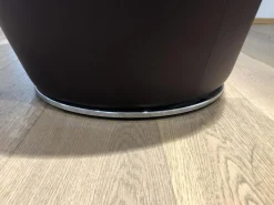 COR Relaxsessel|Drehsessel Flint Leder 359 Aubergine Stoff Divina Bordeaux