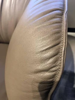 Walter Knoll Relaxsessel|Drehsessel Ishino Bezug Leder Elen 1381 Khaki