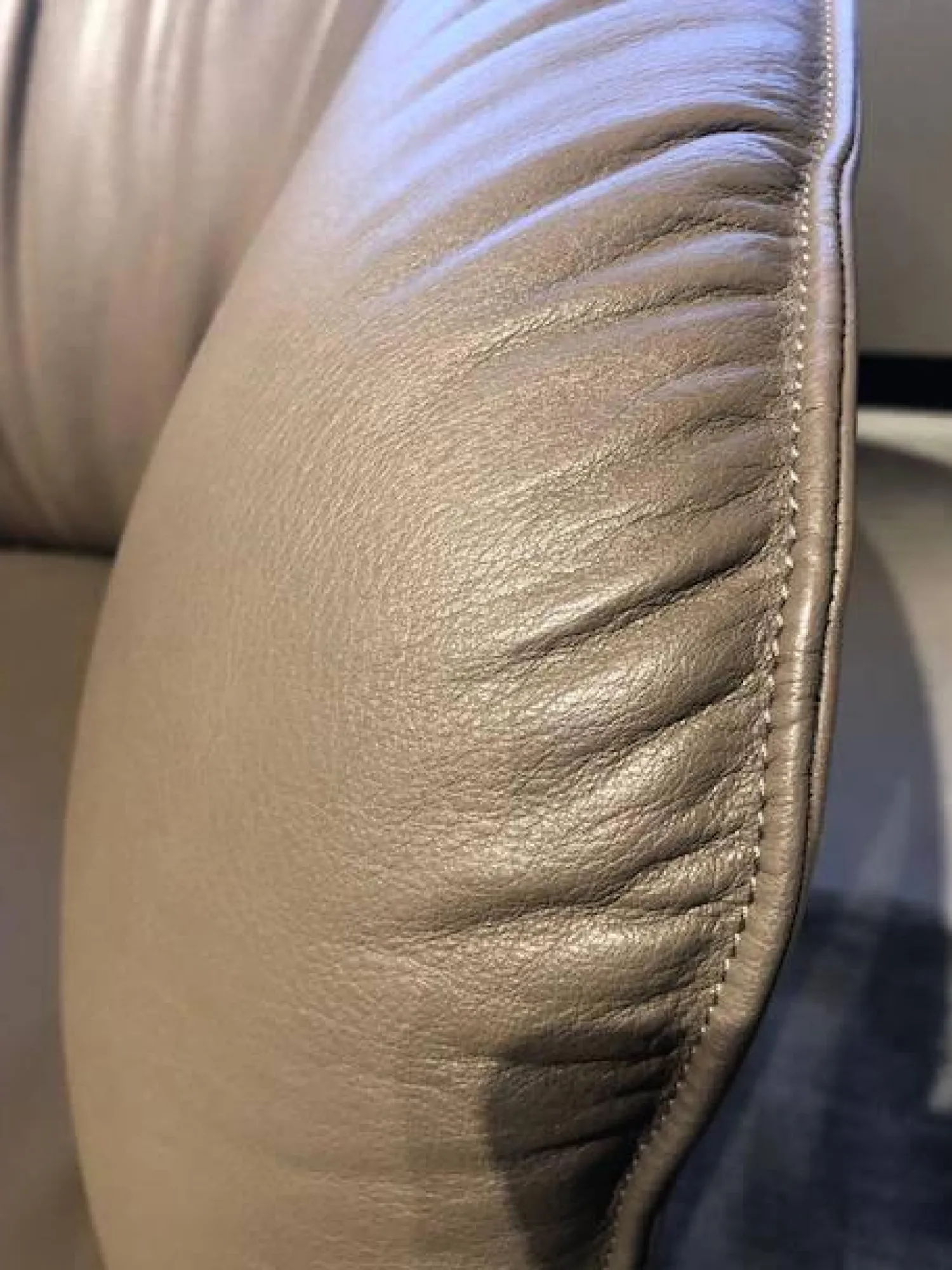 Walter Knoll Relaxsessel|Drehsessel Ishino Bezug Leder Elen 1381 Khaki