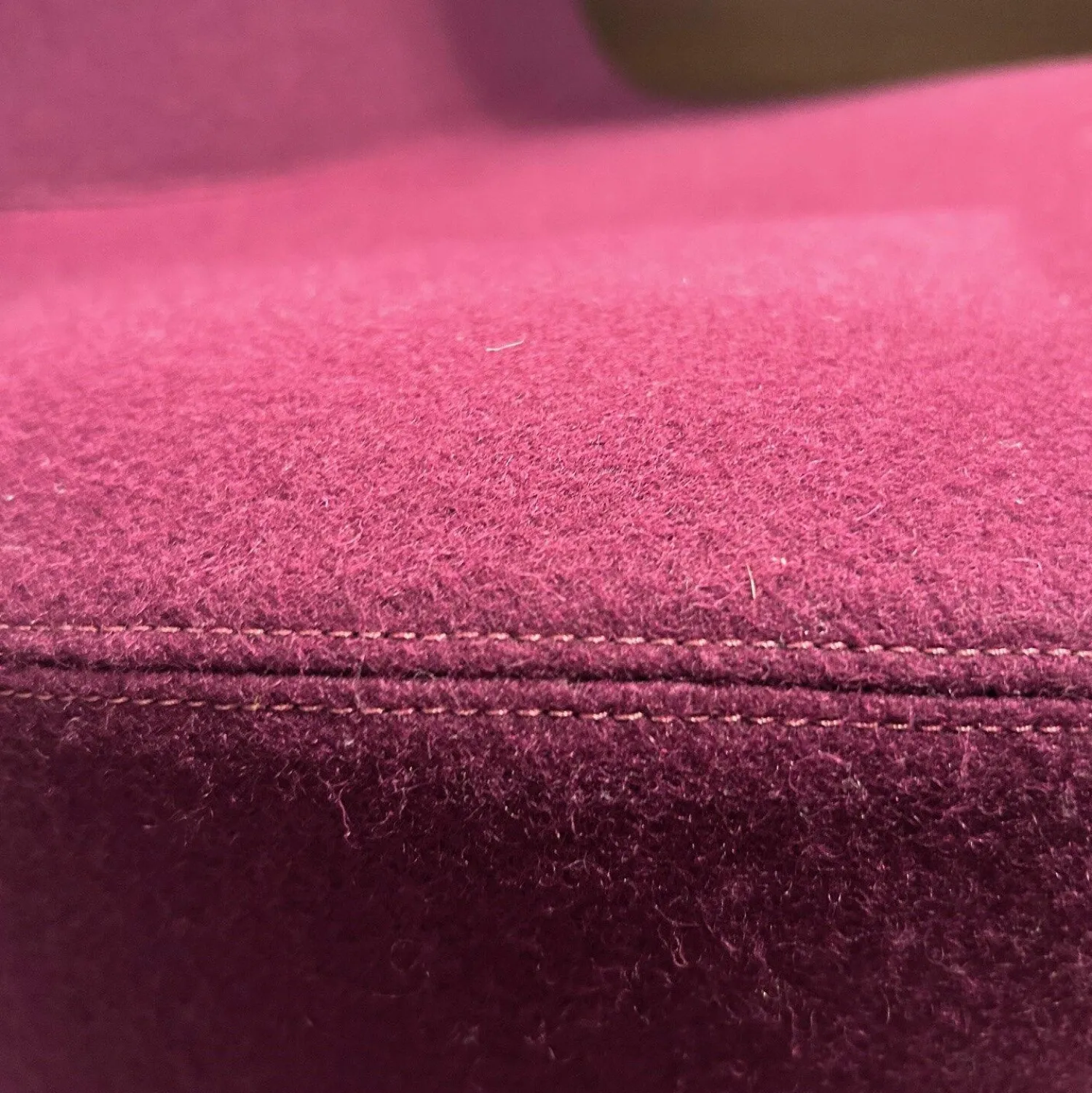 B&B Italia Loungesessel|Drehsessel Mini Papilio Stoff 2153 790 Ego Vinaccia Violett Gestell Grau Metallisiert